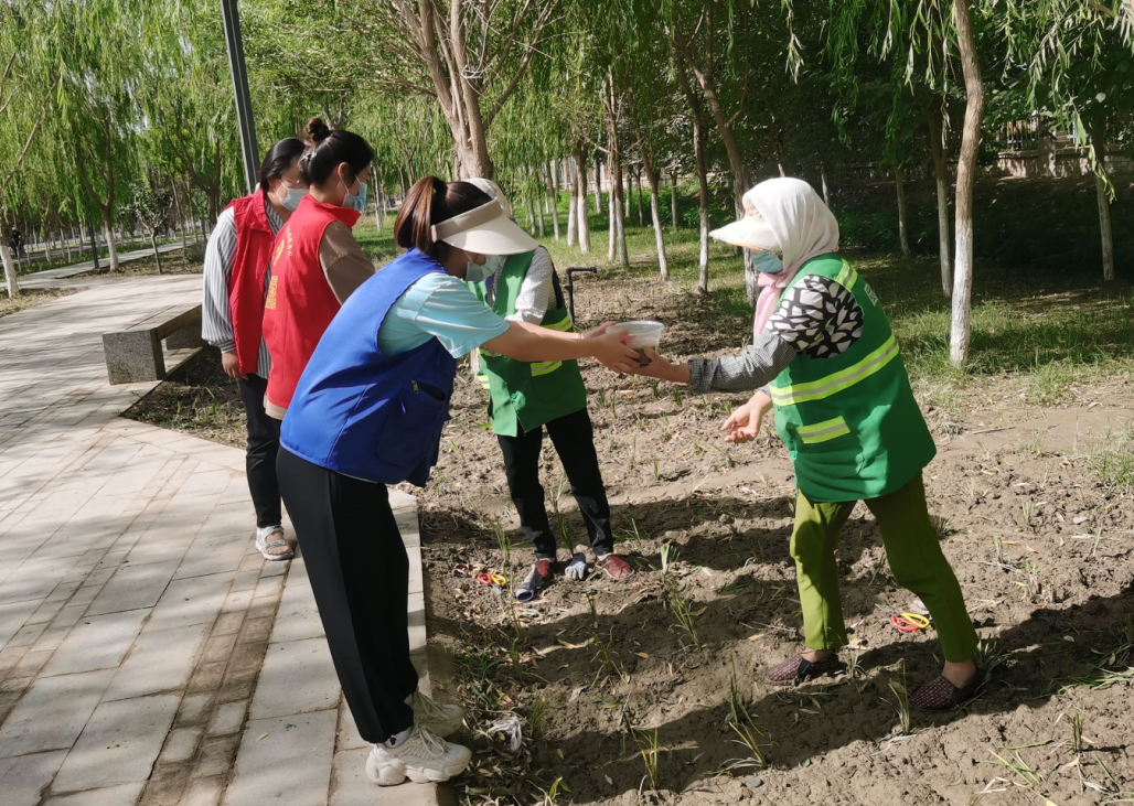 文圖:新苑社區杜夢晴,張珊珊4花園社區在